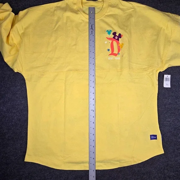 NWT Disney Disneyland Resort Play in Parks Yellow Spirit Jersey Size M - Picture 8 of 12